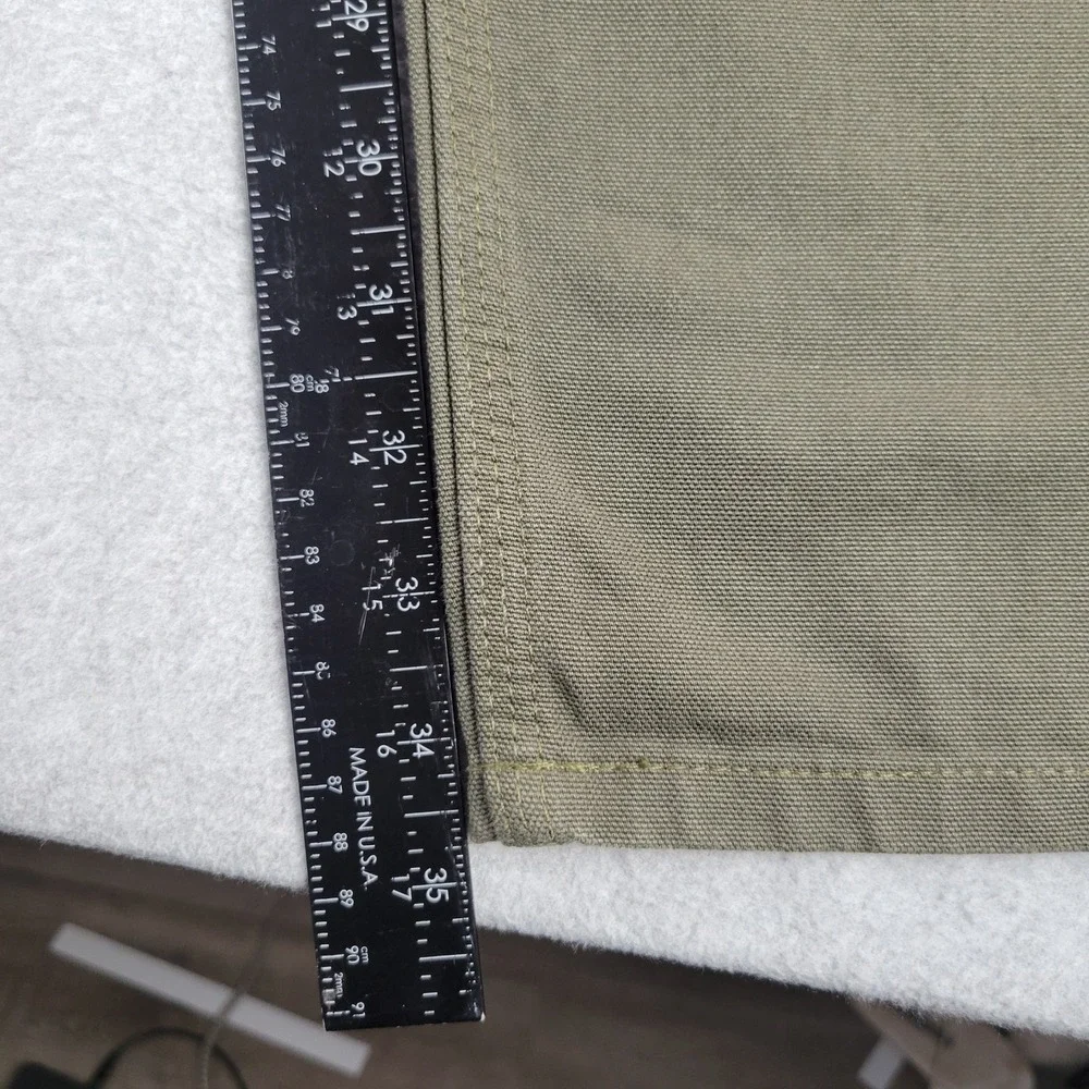 Carhartt B11 MOS Washed Duck Work Dungaree Men 32x34 Moss Green Carpenter Pants‎